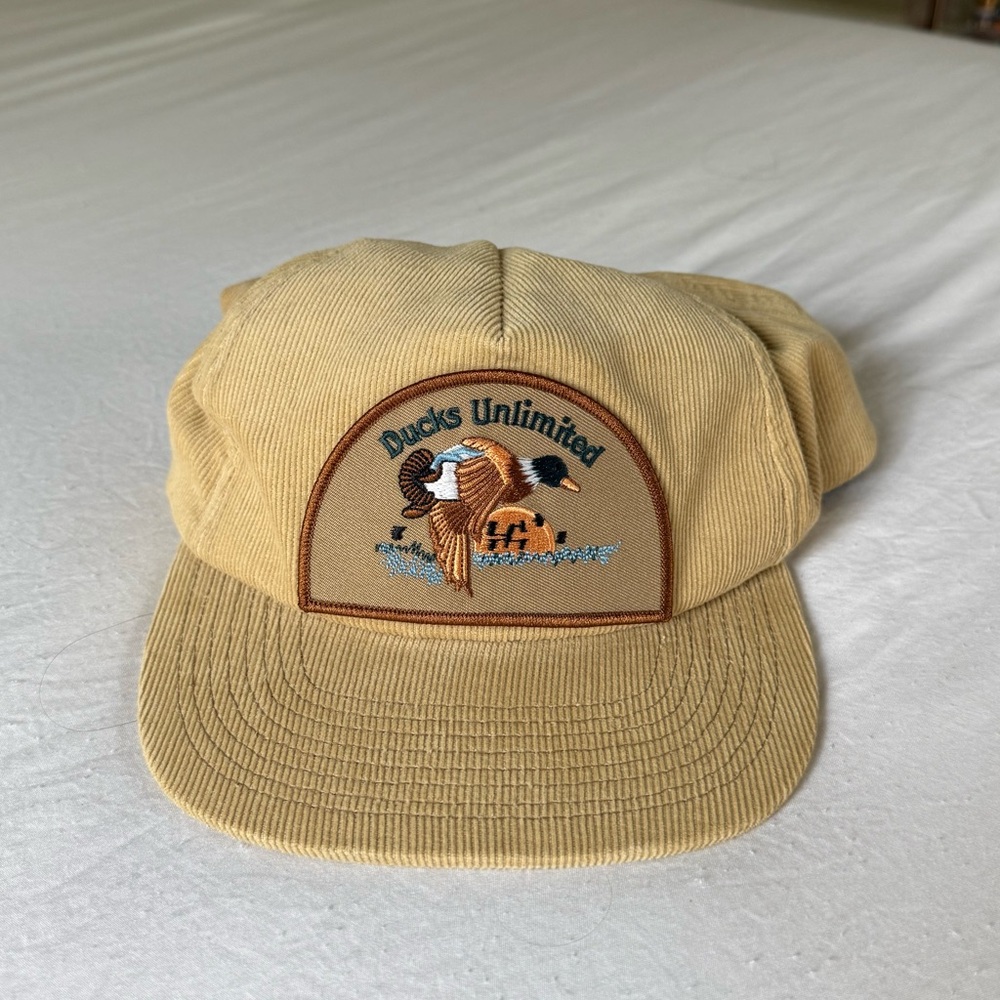 Vintage Ducks Unlimited Corduroy SnapBack Duck Hat